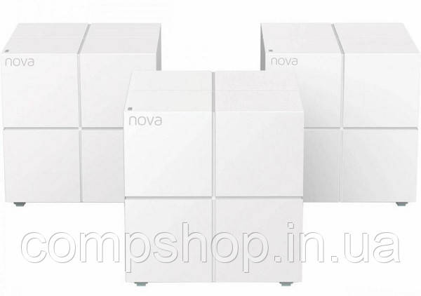 Система Mesh TENDA MW6 NOVA (к-т: 3шт.) (AC1200, до 500 кв. м, до 60 пристроїв) (код 109421), фото 1