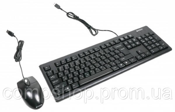 Клавіатура+миша A4Tech KRS-8372 Black USB (код 100033), фото 1