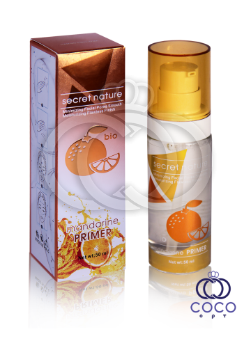 Основа під макіяж праймер Secret Nature Bio Mandarine Primer з екстрактом мандарина 50 мл, фото 1