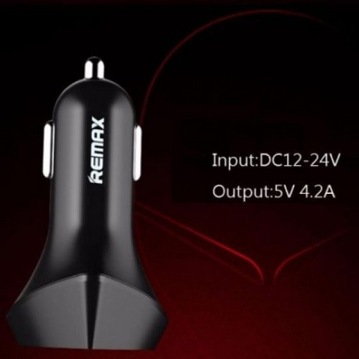 АЗУ авто зарядное 3 юсб 4.2 А - Remax RCC-304 Alien 3 USB car charger - фото 3 - id-p1526577118