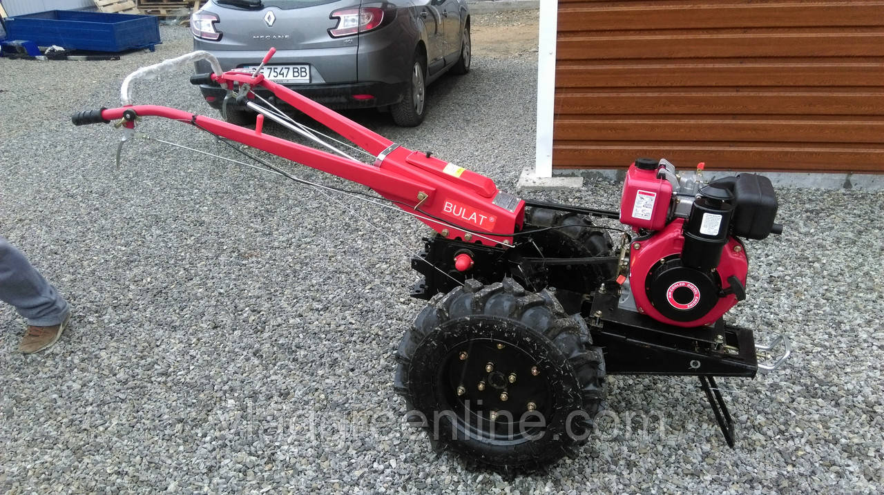 Мотоблок гібрид Булат WM 9ER (дизель із редуктором віз.охолодження 9 л.с., електростарт)