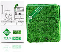 Салфетка GreenWay Green Fiber HOME A1, Файбер универсальный, зеленый (08013)