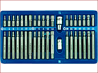 Набор бит Torx, Spline, Нех 40 ед. Vorel 66400