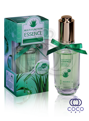Силивортка для обличчя багатофункціональна Multi-Function Essence Aloe з екстрактом алое 50 ml