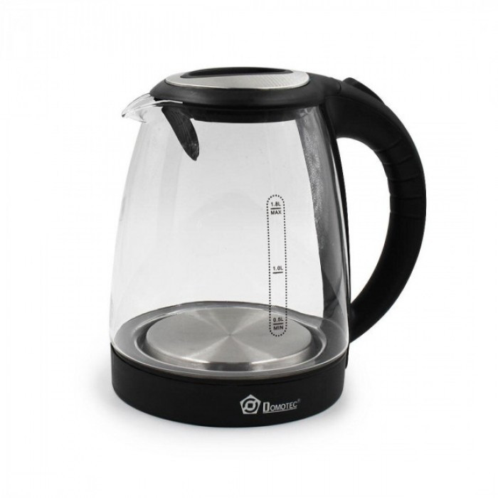 Дисковий електричний чайник Domotec MS-8110 З підсвічуванням Чорний