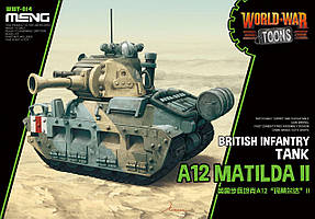 A12 Matilda II британський піховий танк (World War Toons series). MENG MODEL WWT-014