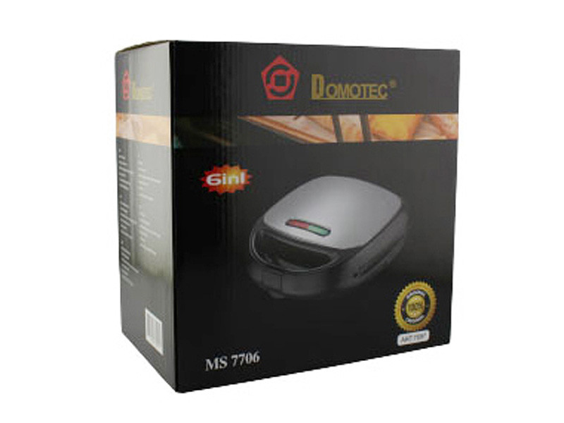 Сендвічниця 1000Вт 6 в 1 Domotec MS-7706 4шт 8075