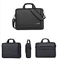 Сумка для ноутбука або документів протиударна 15,6" Dumantu Чорна ( код: IBN017B ), фото 5