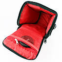 Сумка для фотоапарата , протиударний чохол Чорний з червоним ( код: IBF061BR ), фото 6