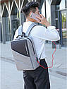 Рюкзак протиударний для ноутбука 15,6" Сірий ( код: IBN030S ), фото 9