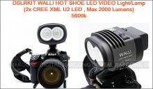 Світлодіодне накамерне відео світло Walli 2X + комплект (2X)