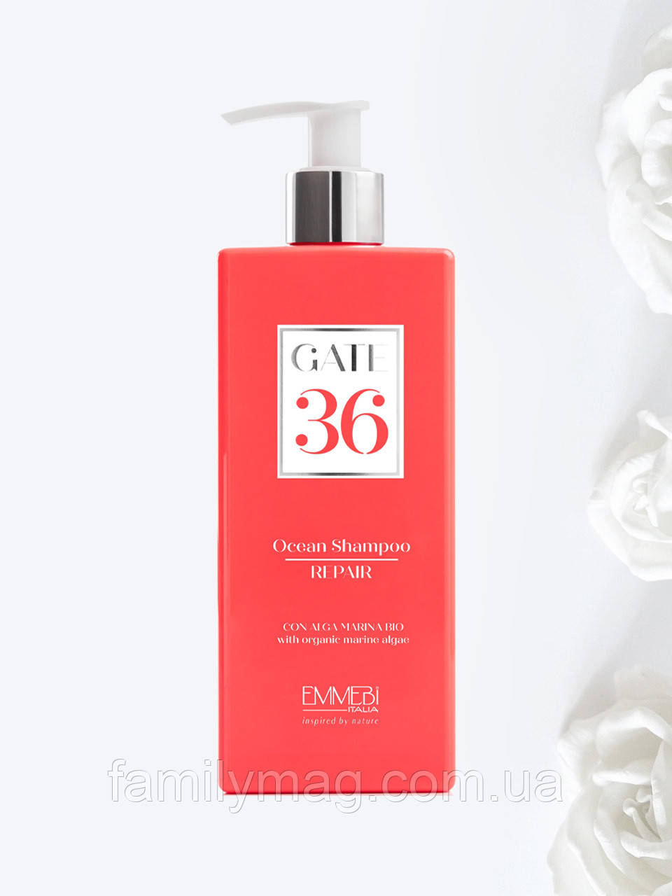 Відновлюючий шампунь для волосся Gate 36 Wash Ocean Shampoo Repair Emmebi Italia 250 мл