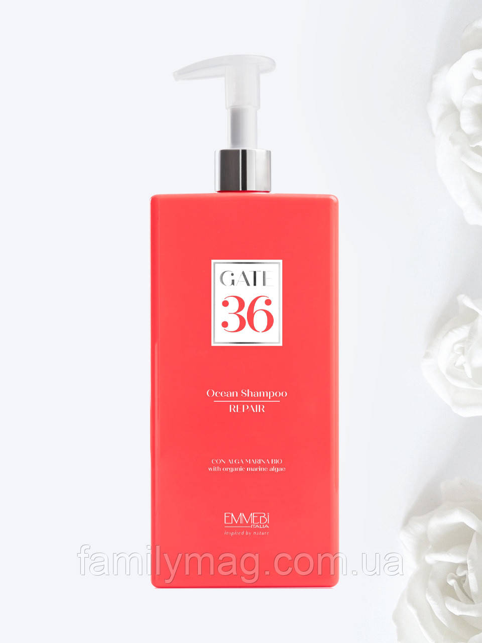 Відновлюючий шампунь для волосся Gate 36 Wash Ocean Shampoo Repair Emmebi Italia 1000 мл