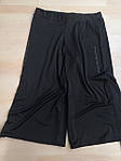 Штани жіночі кюлоти чорні бриджі трикотаж для повних, фото 2