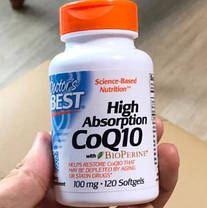 Коензим Q10 High Absorption CoQ10 100 mg 60 капс гел, фото 3