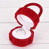 Футляр для кільця, прикрас Diamant Кошик Red Velvet, фото 5