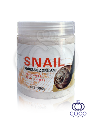 Скраб для обличчя та тіла Snail Massage Cream з муцином равлика 350 г, фото 1