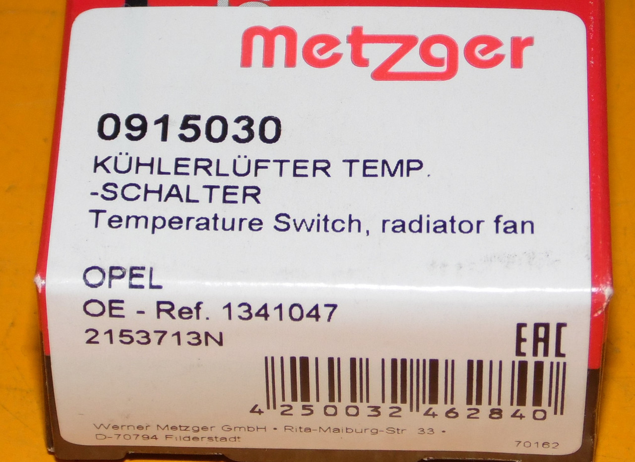 Купить Датчик включения вентилятора Opel astra corsa kadett omega Опель ...