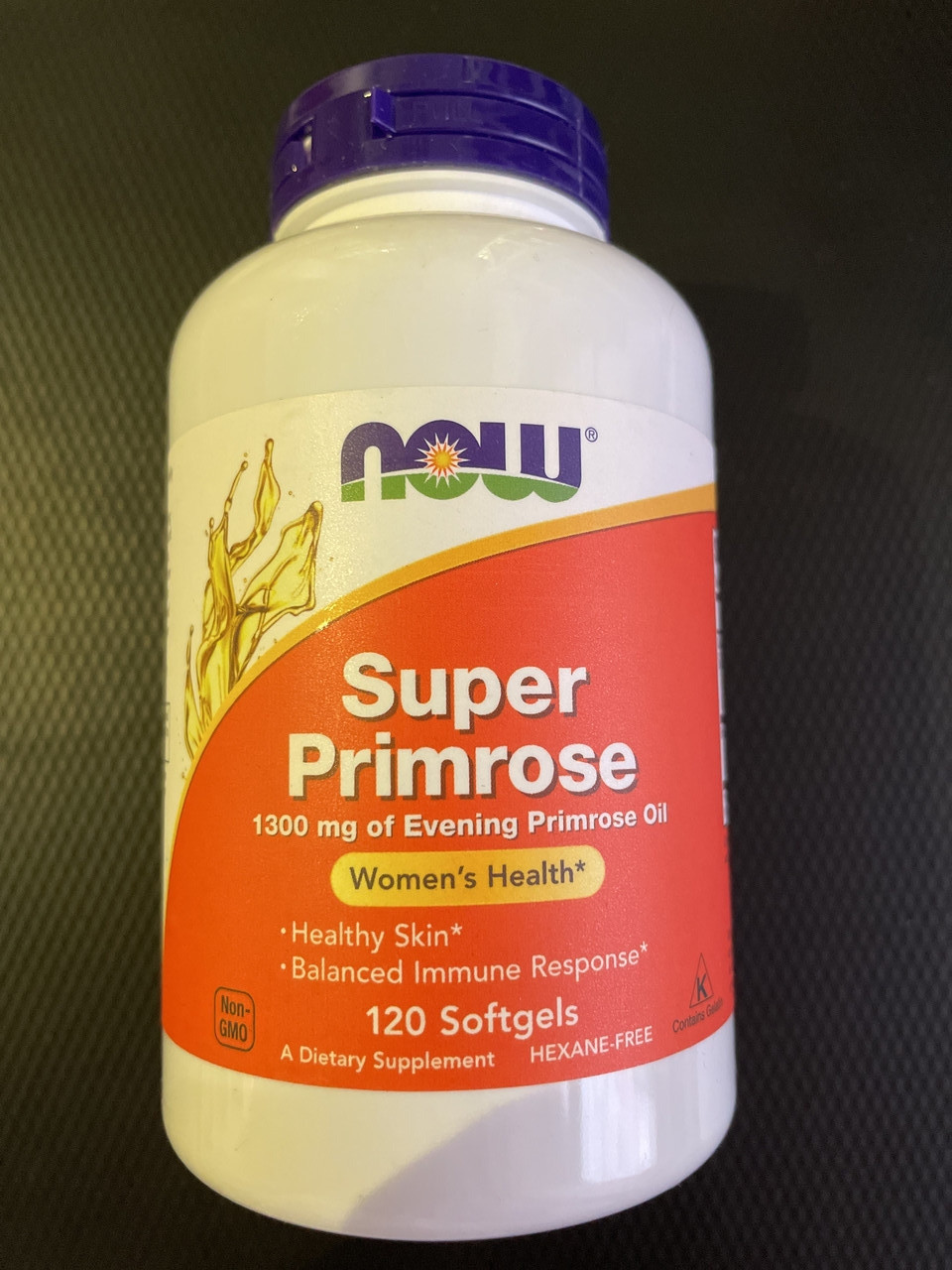 Олія примули вечірньої Now Foods Super Primrose 1300 mg Softgel 120