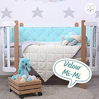 Постільний комплект в ліжечко Baby Veres Velour Mi-Mi 5 одиниць 218.05, фото 6