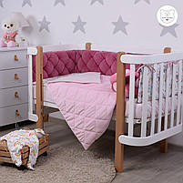 Комплект постільної білизни в ліжечко Baby Veres Velour Rainbow 5 одиниць, фото 4