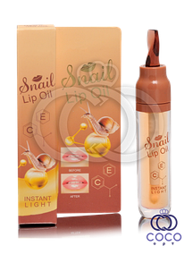 Блиск-плампер для збільшення об'єму губ Snail Lip Oil з муцином равлика 5 мл