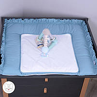 Сповивальний матрац Baby Veres Macaroon Blueberry 72х80 см, фото 2