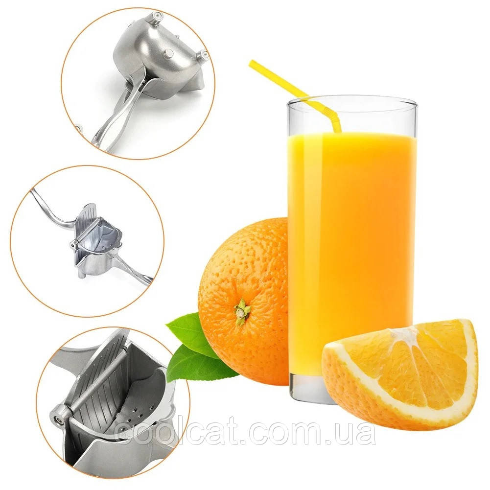 Ручная соковыжималка для фруктов с зажимом Fruit Juicer / Портативная мини соковыжималка - фото 6 - id-p1526716596