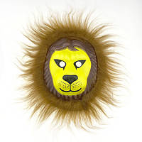 Карнавальная маска Лев с мехом