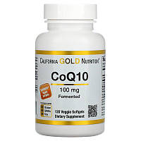 Коэнзим Q10 California Gold Nutrition, 100 мг 120 растительных капсул