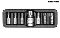 Набір біт зірочок Торкс Torx Т25-Т55 Yato YT-0410