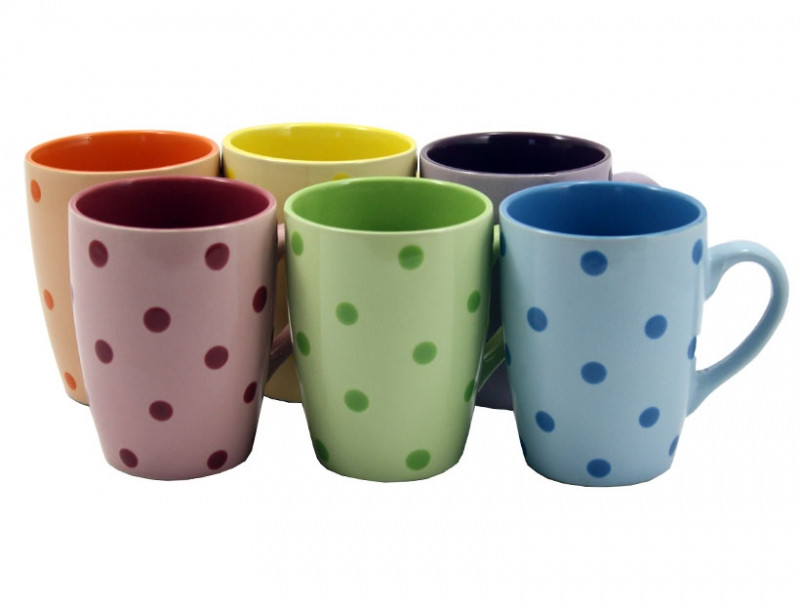 Кухоль кераміка 330 мл. Горох, фото 1