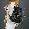 Жіночий шкіряний рюкзак Джейн, натуральна Вінтажна шкіра колір коричневий, відтінок Шоколад, фото 3