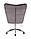 Крісло HR650K сірий велюр хромована основа, фото 4