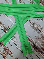 Блискавка змійка Пластик салатовий 50 штук