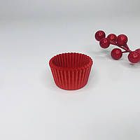 Бумажная форма для конфет, 30*24 мм, красная (60 шт.)