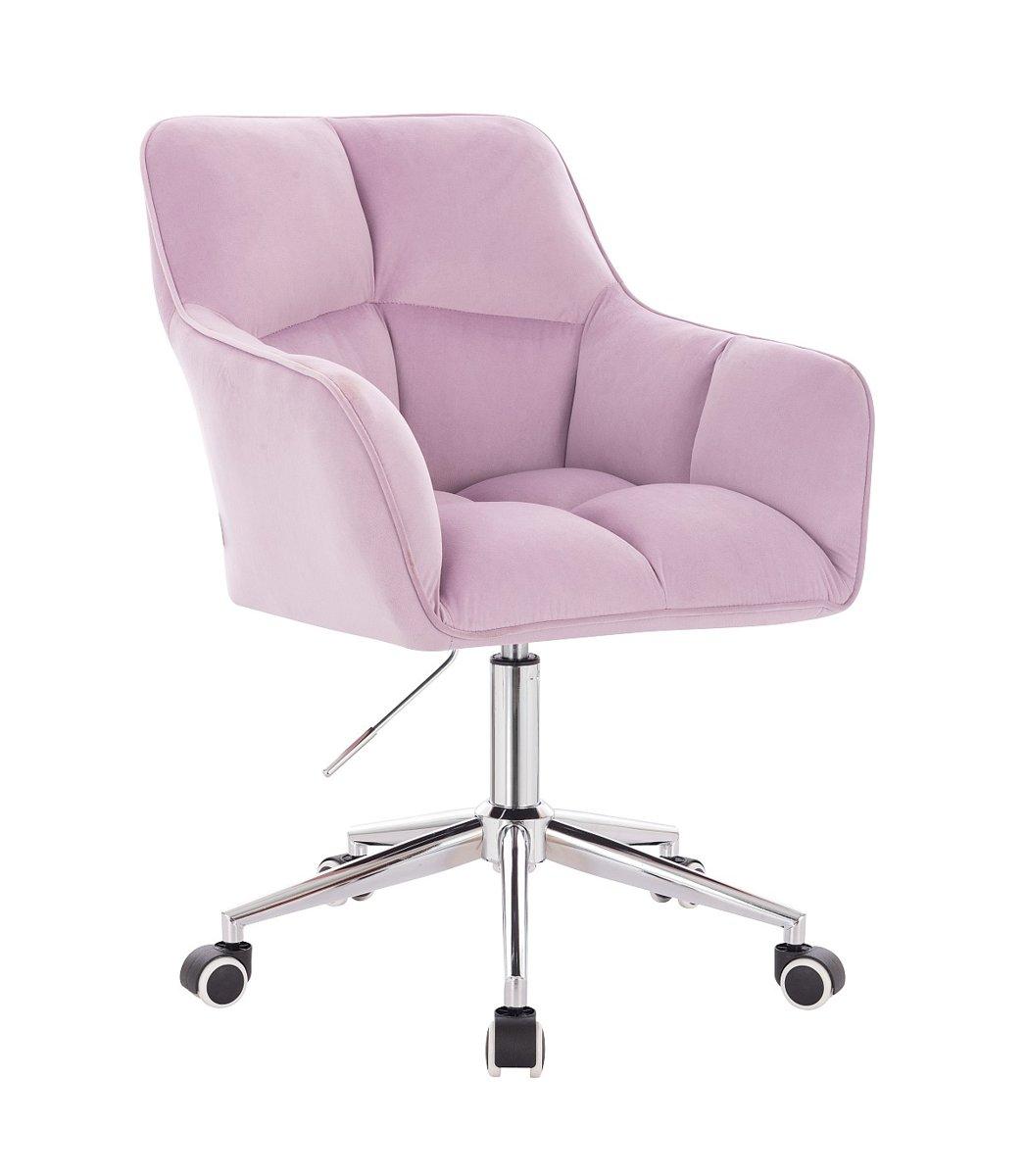 Перукарське крісло на пневматиці HR550K верес велюр, фото 1