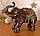 Фігура слона із прикрасами, хобот до верху 30см Гранд Презент H2623-3D, фото 5