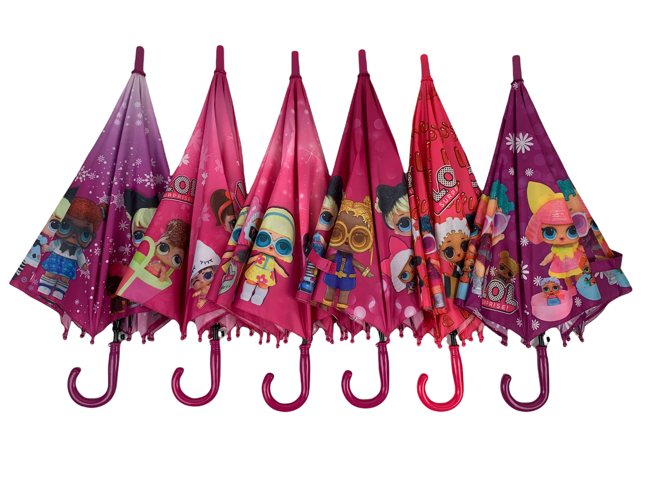 Дитяча парасоля-тростина, напівавтомат "LOL" від Flagman, N147