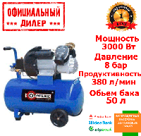 Компрессор Odwerk TAV-4050 (3 кВт, 380 л/мин, 50 л)