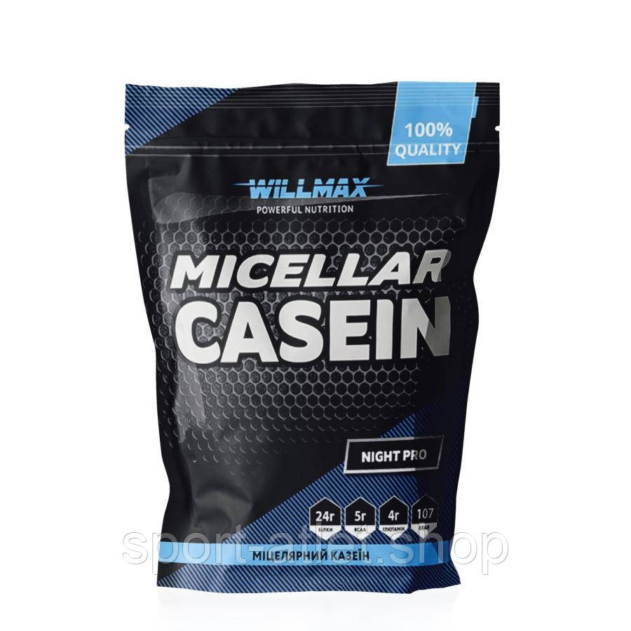 Протеїн Willmax Micellar Casein, 900 грам - Ваніль, фото 1