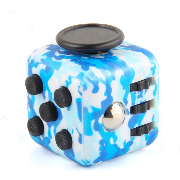 Кубик-антистрес Fidget Cube (блакитний мілітарі)