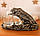 Штоф Тигр у стрибку подарунковий набір для віскі 43 см Гранд Презент ШП415 бронза, фото 5