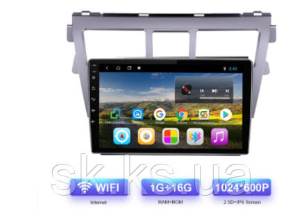 Junsun 4G Android магнітола для Toyota Vios Yaris 2007-2013