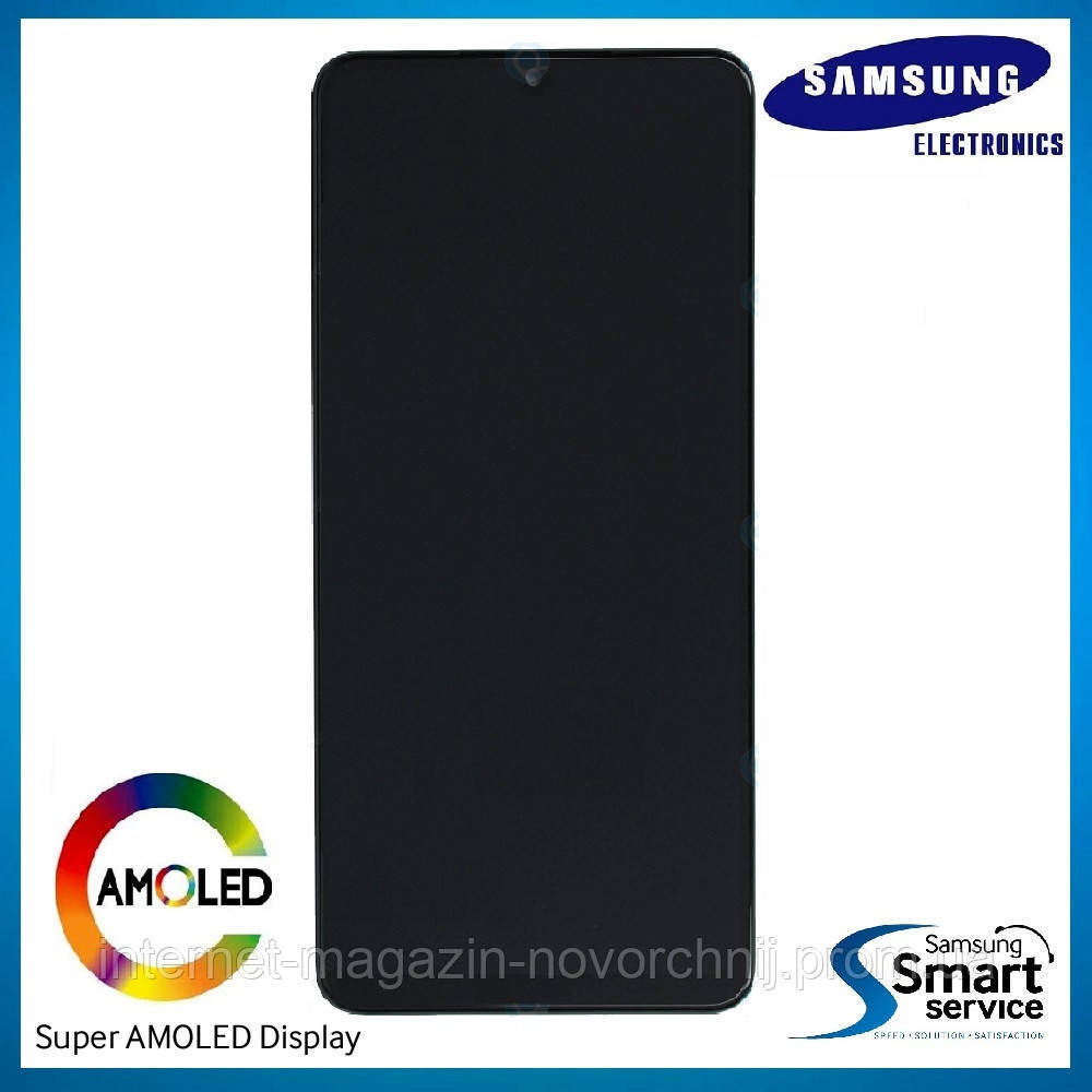 Дисплей Samsung A225 Galaxy A22 Чорний Black GH82-25944A оригінал!
