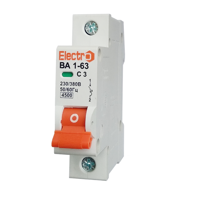 Автоматичний вимикач ВА 1-63 4,5 kA 25A 1P С Electro