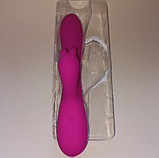 Вібратор із кліторальним стимулятором і підігрівом, еротичні подарунки для жінок, фото 7