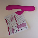 Вібратор із кліторальним стимулятором і підігрівом, еротичні подарунки для жінок, фото 8