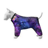 Дождевик для собак WAUDOG Clothes рисунок "NASA21", M45, В 55-60 см, С 37-40 см