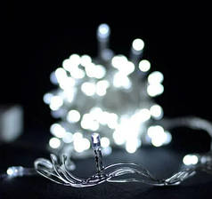 Гірлянда 200 LED RD-7131 18м Провід-Чорний, Колір ламп-Білий 199149